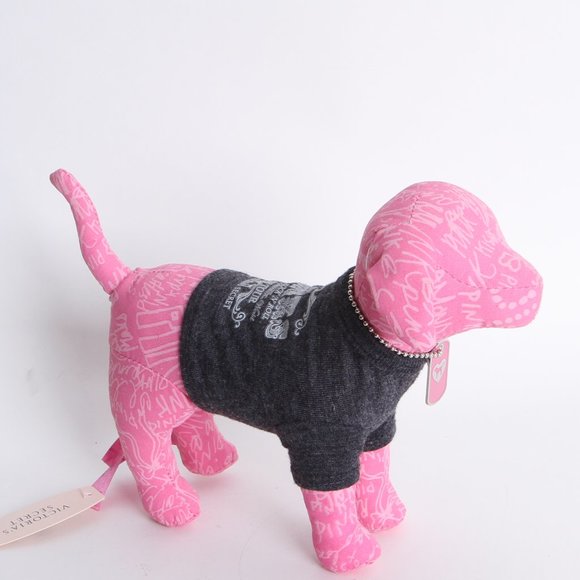 [RARE] Victoria's Secret  PINK - Collectible Puppy with a T-Shirt & Charm - Picture 1 of 12